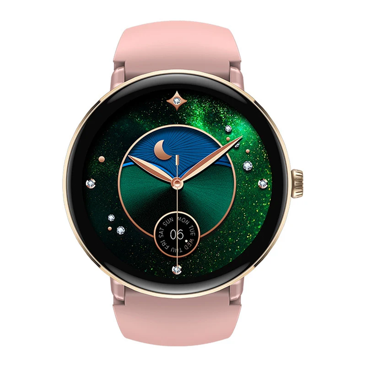 Round Amoled Ladies Smart Watch, Stylish Slim Fitness Wrist Wear With Interchangeable Straps And Multi-Mode Activity Tracking