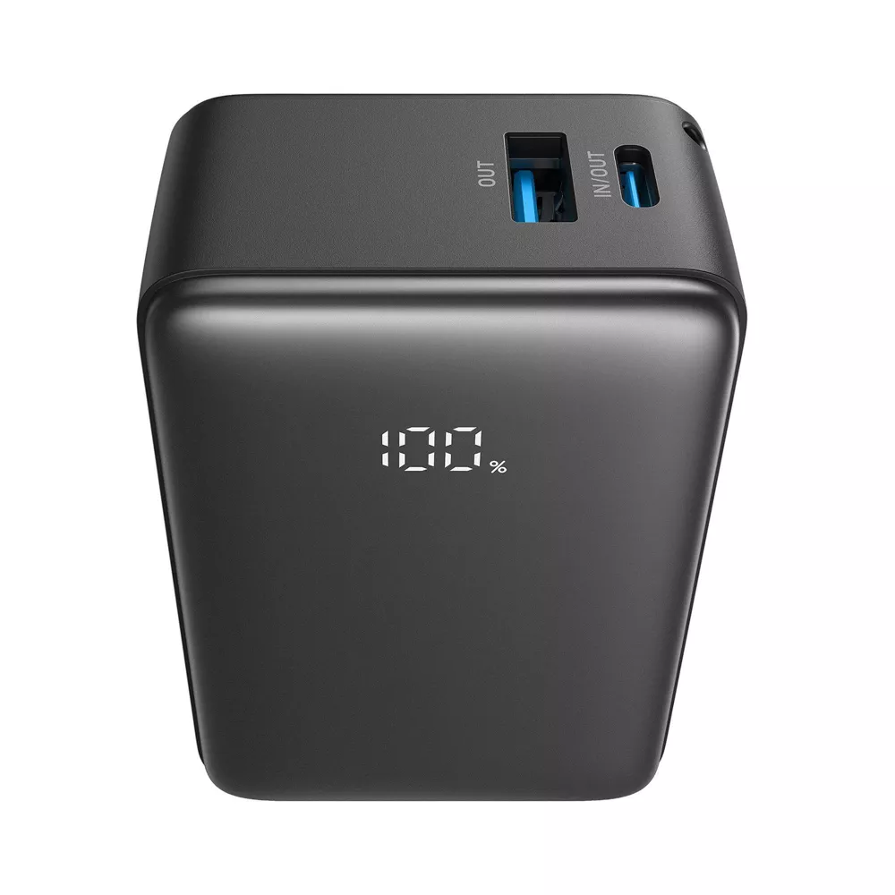 Black Power Bank 5000mAh With Hanging Rope